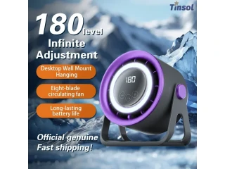 180 Tinsol مروحة كهربائية محمولة خالية من الشفرة