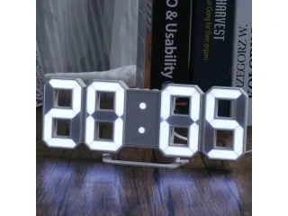 ساعة حائط رقمية ساعات مكتبية منبه إلكتروني ديكور