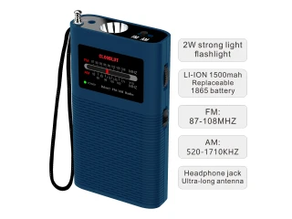 بطارية Rd207 Pocket Am Fm Transistor Radio Powerful