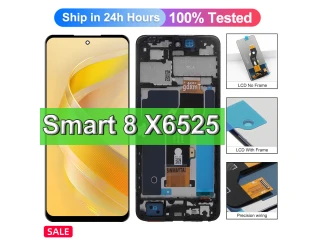 شاشة lcd Smert8 لـ infinix smarty 8 x6525 ، مجموعة استبدال شاشة الهاتف المحمول
