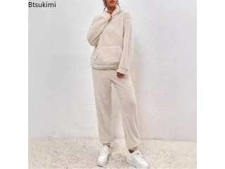 2025 autumn winter موضة نسائي casual hooded sweatshirt